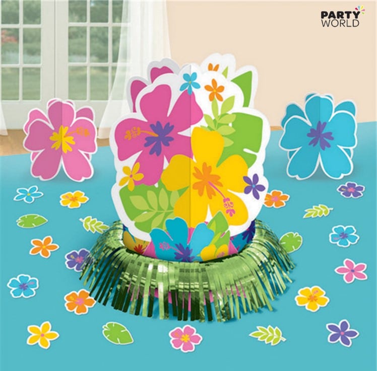 Tropical Hibiscus Table Decorating Kit