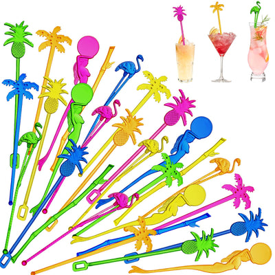 Tropical Drink Stirrers - 100pk
