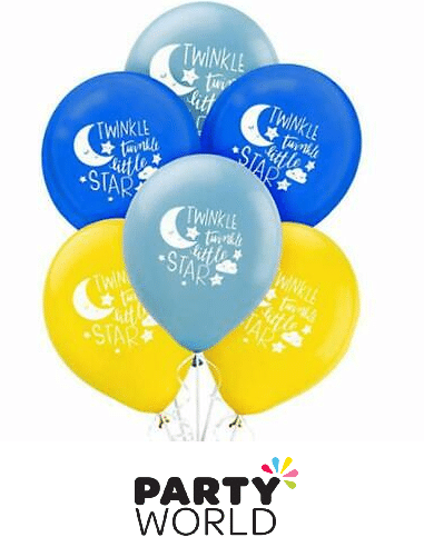 Twinkle Little Star Latex Balloons (15pk)