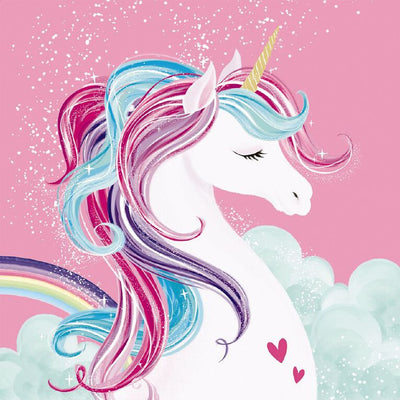 Unicorn Napkins 20pk