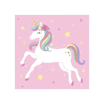 Unicorn Star Napkins 20pk
