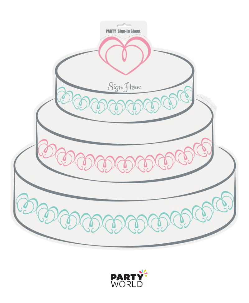Wedding Sign-In Sheet (not for delivery - pick up only)