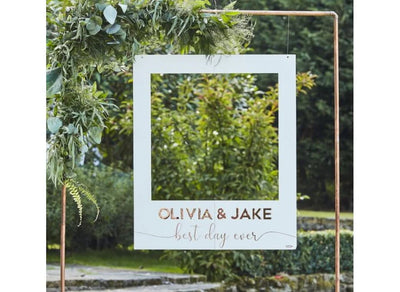 Botanical Wedding Polaroid Frame