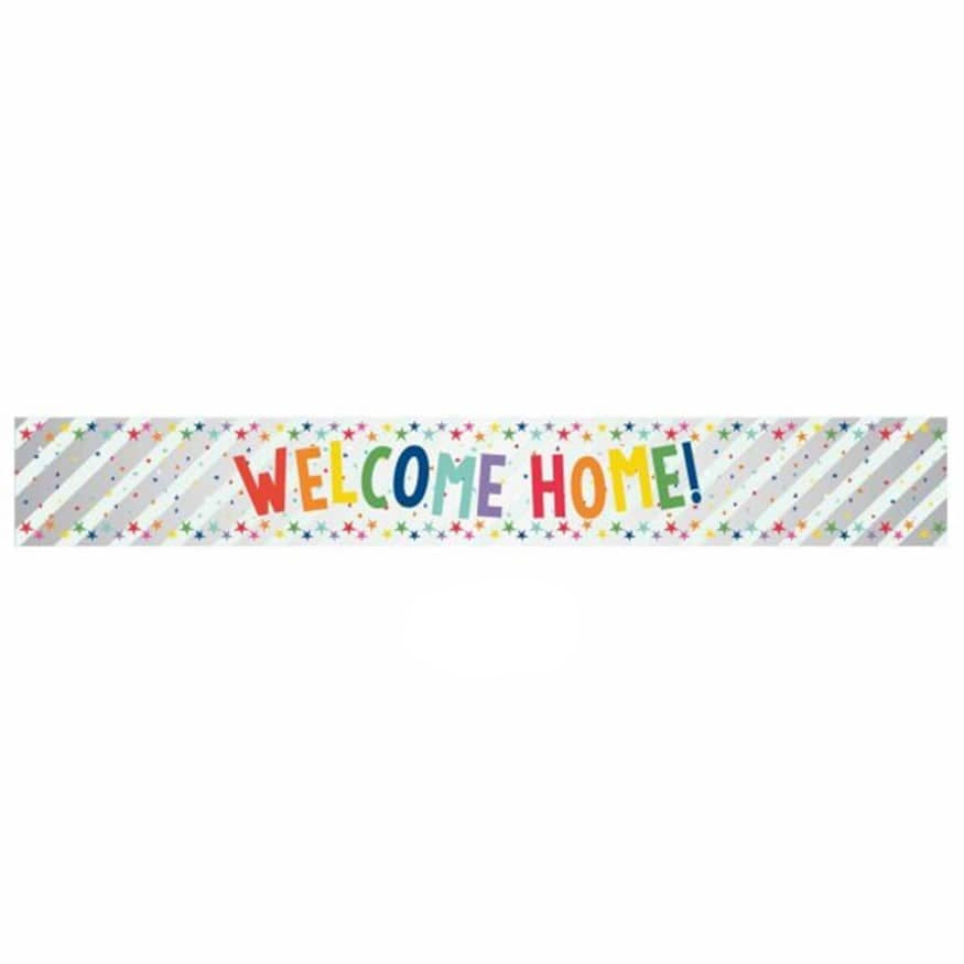 Welcome Home Foil Prismatic Banner