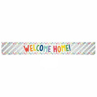 Welcome Home Foil Prismatic Banner