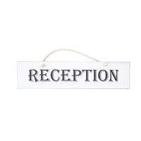 Reversible Reception Sign