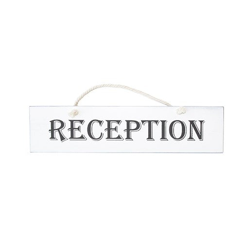 Reversible Reception Sign