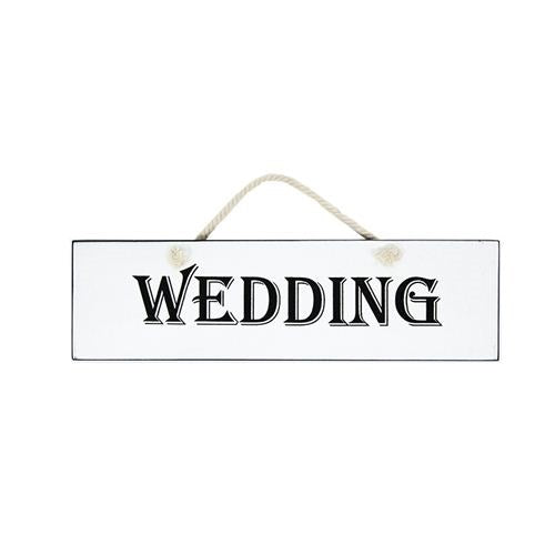 Reversible Wedding Sign