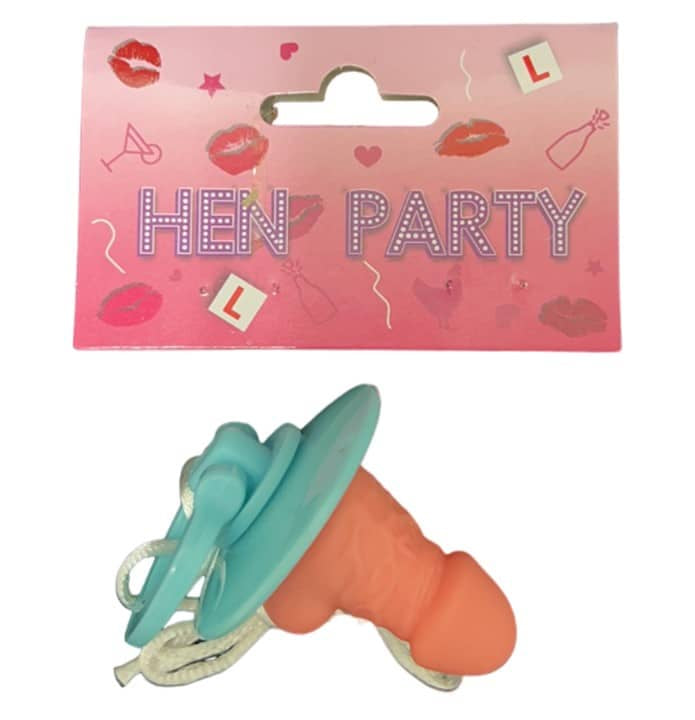 Hen Party Willy Shaped Pacifier