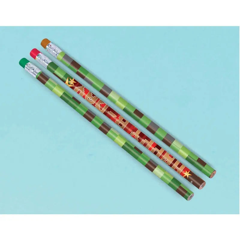 TNT Minecraft Party Pencil Favours (12)