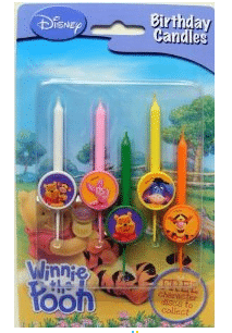 Winnie The Pooh Birthday Candles (5)
