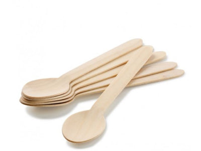 Wooden Biodegradable Teaspoons 20pk