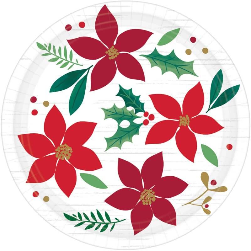 Christmas Paper Plates 10pk