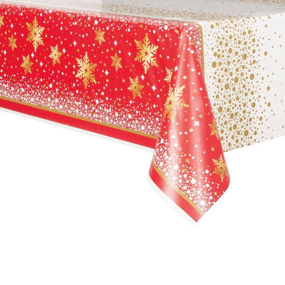 Gold Sparkle Christmas Table Cover