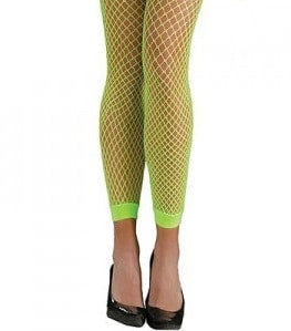 Fishnet Leggings/stockings Neon Yellow.