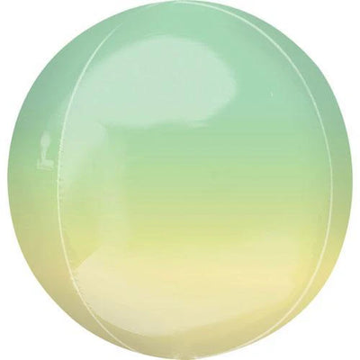 Balloon Orbz 16" Ombre Yellow & Green