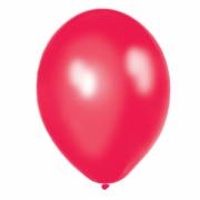 Balloon Single Metallic Red