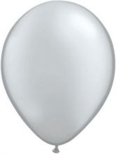 Balloon Single Metallic Silver