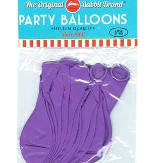 Party Balloons 12pk Purple