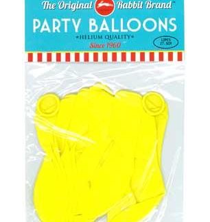 Party Balloons 12pk Yellow