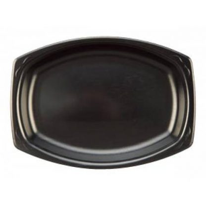 Black Foam Platter (disposable) 45cm 10pk