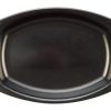 Black Foam Platter (disposable) 36cm 10pk