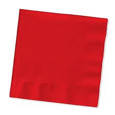 Lunch Napkins 15pk - Red
