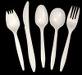 Plastic Forks 100pk White