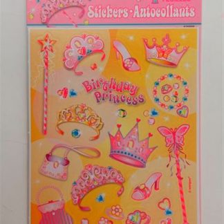 Party Princess Sticker Sheets