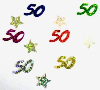 Scatter Confetti 50 Multi Mix
