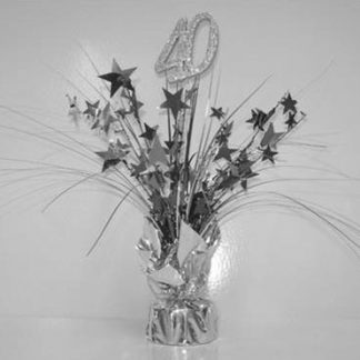 Spangle Table Centrepiece - 40th