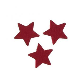 Scatter Confetti Star Small Red