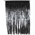 Slit Foil Curtain Black 910mm x 2.4m