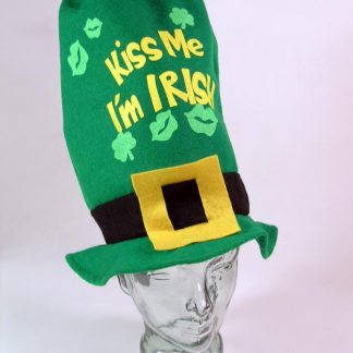 St. Patricks Felt Irish Hat W/Saying