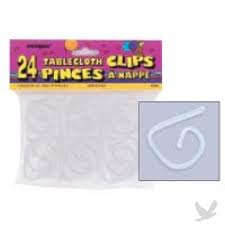 Table Cover Clips 24 PK