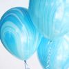 Balloon Single Blue Marble