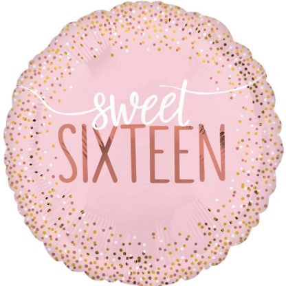 Sweet Sixteen Blush Foil Balloon
