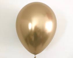 Balloon Single Chrome Gold