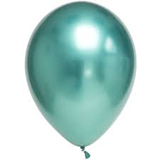 Balloon Single Chrome Green