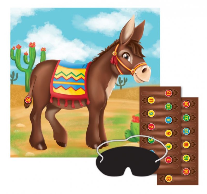 Pin The Tail On The Donkey Game Printable