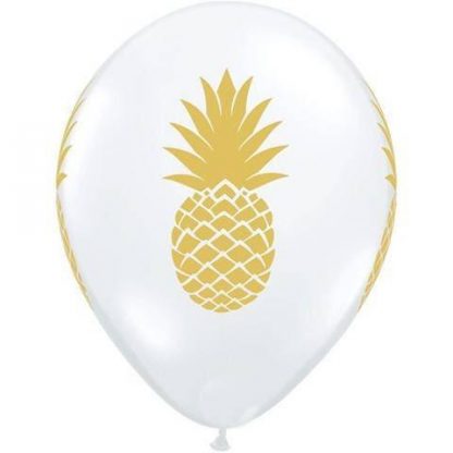 Balloon Single Gold Pineapple