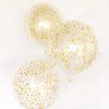 Balloon Single Gold Stars