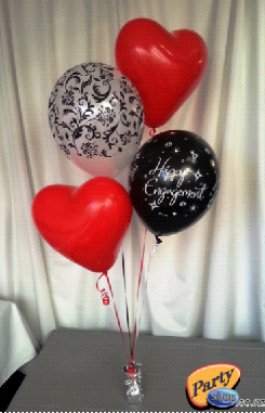 Helium Balloon Sets - Bunch of 4