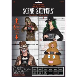 Halloween Photo Booth Props - Costume Line Up