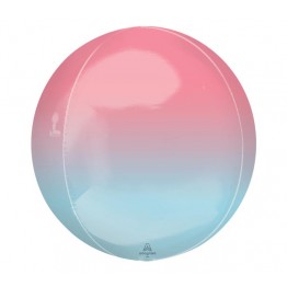 Balloon Orbz 16" Ombre Red & Blue