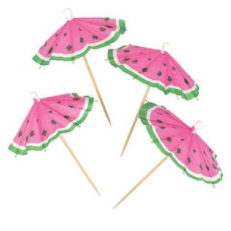 Watermelon Cocktail Parasols/Umbrellas 20pk