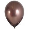 Uninflated - Balloon Single Chrome/Reflex Truffle