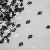 Scatter Confetti 80 - Black and Silver
