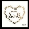 Team Bride Temporary Gold Tattoo - 1pack