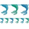 Mermaid Tail Glitter Garland 9FT